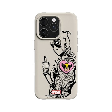 iPhone 16 Pro SolidX 貝殼灰 - 迪士尼-漫威 Marvel - 死侍與金鋼狼-1
