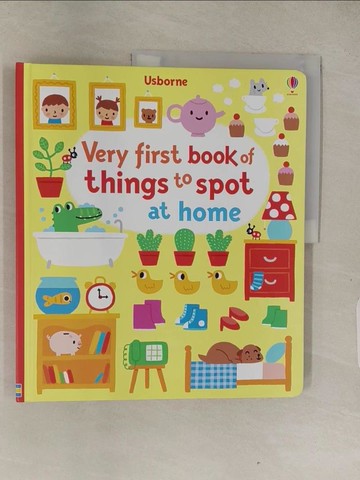 【書寶二手書T1／少年童書_Z9A】Very First Book of Things to Spot: at Home_Fiona Watt,Stephen Barker
