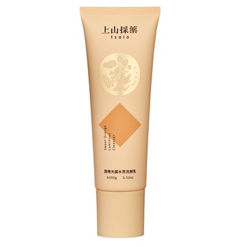 上山採藥甜橙光感水亮洗顏乳100g