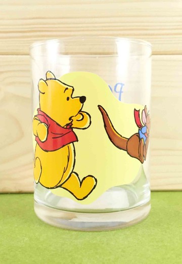【震撼精品百貨】Winnie the Pooh 小熊維尼~玻璃杯-小袋鼠