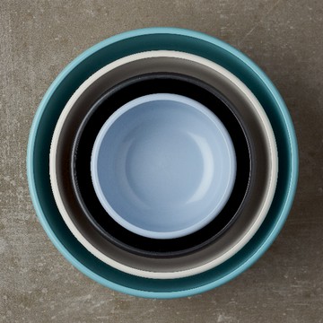 Mepal Cirqula 圓形密封保鮮盒 2.25L(淺)-藍