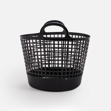 Like-it手提洗衣籃M 圓形灰