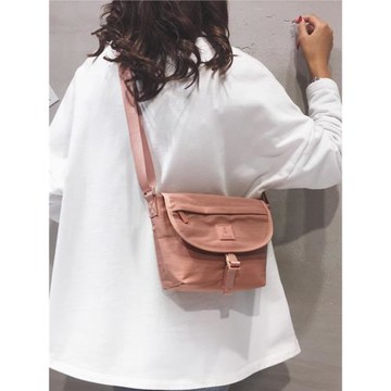 女包斜挎包小包包2025新款男女士潮時尚百搭防潑水尼龍布包單肩包