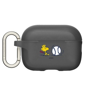 AirPods Pro 2 AirPods Case 黑 - 史努比 Snoopy - Woodstocks打棒球