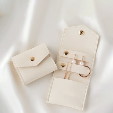 [5x6cm小包 皮革質感] 飾品收納袋 耳環收納 小收納包 皮革飾品袋 首飾收納包 飾品收納包