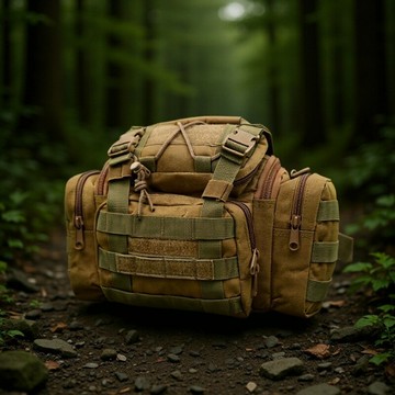 胸包 單肩包 防水包 腰包 晨浩軍迷戰術戶外腰包多功能釣魚包路亞包單肩背包騎行腰包挎包