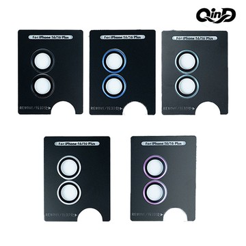 QinD Apple 蘋果 iPhone 16 / iPhone 16 Plus 鷹眼鏡頭保護貼 鏡頭貼 鏡頭蓋 鏡頭圈 定位貼膜神器