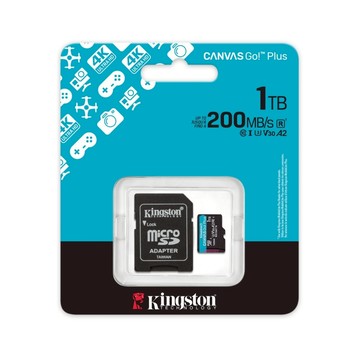 Kingston 金士頓 Canvas Go!Plus microSD 記憶卡 1TB GoPro適用