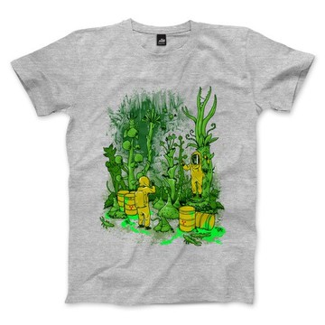 危機是輻 - 深麻灰 - 中性版T恤