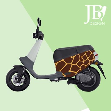 gogoro防刮車套-iD18 長頸鹿