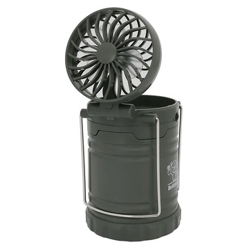 英國熊伸縮露營燈風扇 2way LED燈籠  綠色  1盒