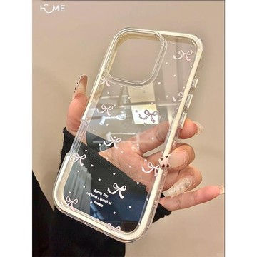 愛心蝴蝶結二合一邊框適用蘋果17/16promax手機殼iphone13新款12女15