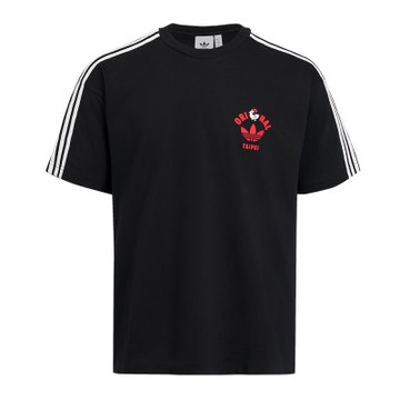 Adidas TW Chicken Tee 男款 女款 黑紅色 亞規 炸雞排 三葉草 Logo 休閒 短袖 KT5009
