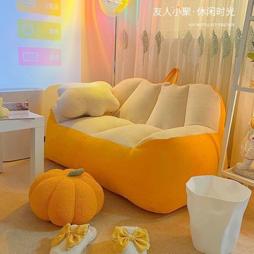 懶人沙發榻榻米可躺可臥女生雙人可愛爆款陽臺休閑臥室房間小沙發