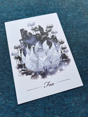九尾系列明信片-霜玖