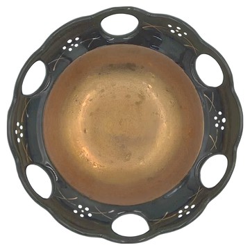 金丸鏤空-日本製  黑色  1個