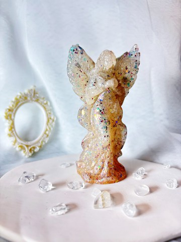 【LAMU】空靈棱鏡。守護光影水晶。女天使