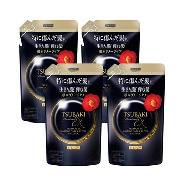 TSUBAKI 髮研修護洗髮乳EX補充包 300mL 4入組