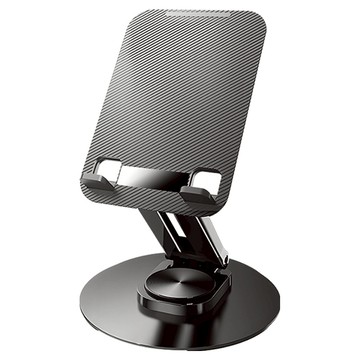 Coteci 哥特斯 桌面辦公360度旋轉伸縮平板/手機/直播/便攜旅行追劇支架  黑色  1個