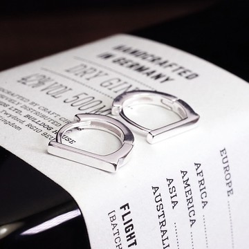 山嶺 易扣式 13mm 基本款 925純銀耳環 女生 男生 中性耳環