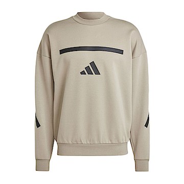 Adidas M Z.N.E. CRW JE3076 男 長袖 上衣 圓領 寬鬆 運動 訓練 休閒 舒適 棕