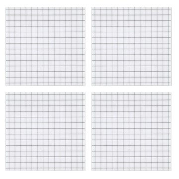 Havispace 自黏式透明便利貼 錯題筆記本  4個  透明網格  50入