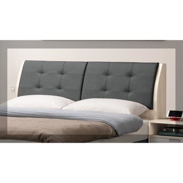 【唯熙傢俱】奧里橡木白6尺床頭箱