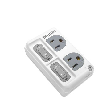 CHP3020W 二開二插分接式插座 台灣製造 CHP3020W 二開二插分接式插座