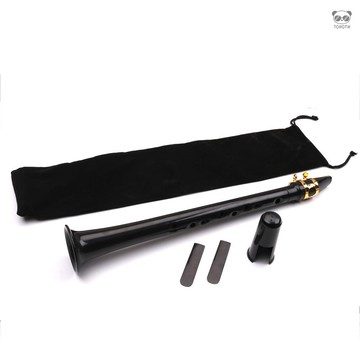 迷你口袋薩克斯 便攜式迷你薩克斯 出貨帶兩片中音樹脂哨片 喇叭口