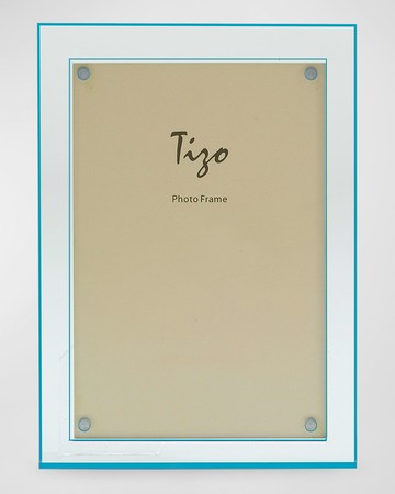 LUCITE DOUBLE BORDER FRAME, 5" x 7"