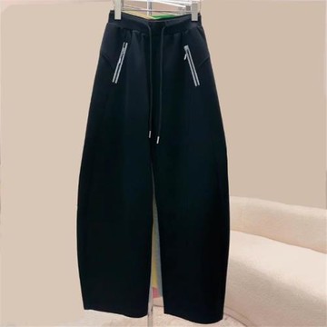 原單撤柜專柜外貿清倉~時尚洋氣闊腿褲女2025新款高腰寬松休閑褲