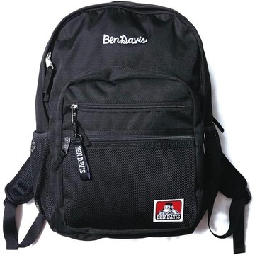 BEN DAVIS BDW-8300-57 MESH XL PACK-II 大容量 多夾層 電腦 後背包 (黑底白字)