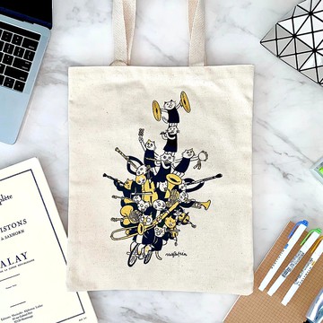 音樂帆布袋-腳踏車 | 音樂禮品 | 古典音樂