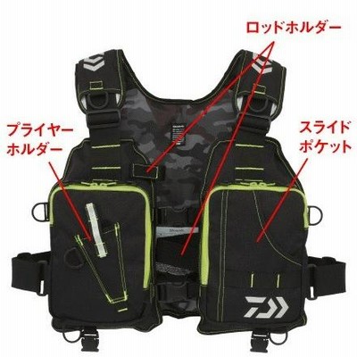 ダイワ ライトフロートゲームベスト DF-6406 ジェットブラック