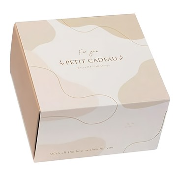 博美 Pomei 抽屜型微恬時光 T18 禮品包裝盒 10個入  米色  1組