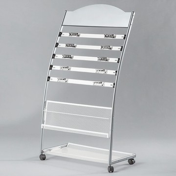 雜誌架/落地置物架 報紙架報刊架書報架雜志展示收納宣傳資料架落地報刊置物架辦公室『XY27735』