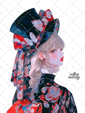 原創貼紙 no.6974 人物貼紙 原創貼紙 人物貼紙 女孩貼紙 原創人物貼紙