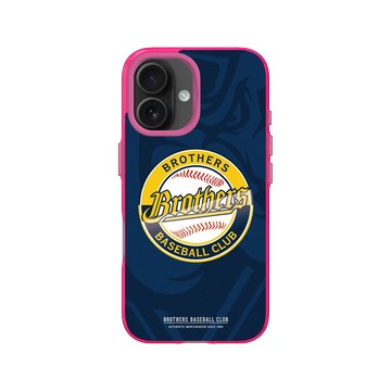 iPhone 16 Clear 粉漾桃 - 職棒-中信兄弟 Brothers - 美式風格
