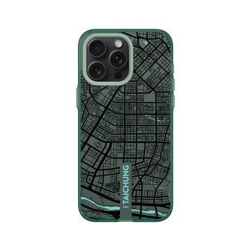 iPhone 15 Pro Max Clear 憂墨綠 - JOCR - Taichung (Black Logo)