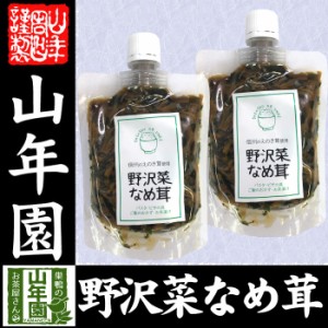 野沢菜なめ茸 180g×2袋セット えのき茸 えのきなめ茸 健康 送料無料 ダイエット ギフト プレゼント お茶 お歳暮 2023 プチギフ