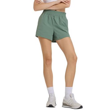 New Balance 高腰短褲 女裝 3吋 口袋 綠 WS43171DKJ