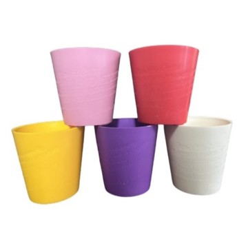 【向花緣】日式彩盆 黃色 - 3吋