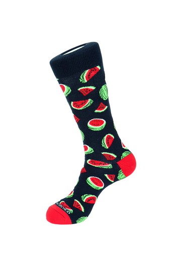 Watermelon Socks 西瓜圖案襪子 by Unsimply Stitched