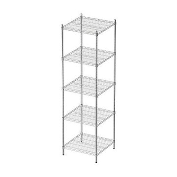 dayneeds 荷重型 60x60x210cm 五層電鍍(鎖管)波浪架 超強耐重/倉儲架/置物架