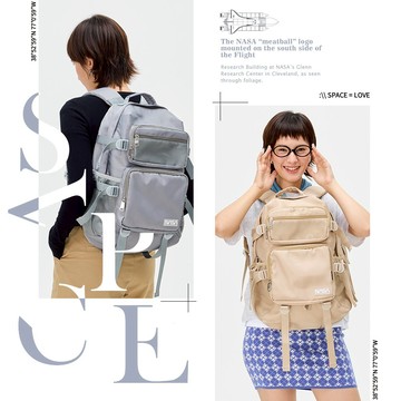NASA SPACE 輕量 多用途 健行包 16吋 電腦包 筆電包 雙肩 減壓 後背 登機包 NA20016 -顏色任選