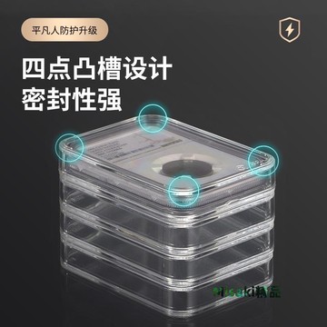 平凡人NGC評級幣收藏盒專用保護盒四聯4連4聯亞克力材質透明盒-Misaki精品