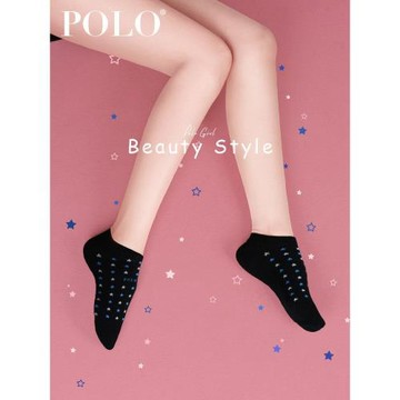 Polo襪子女夏季超薄棉襪星星短襪女船襪可愛潮ins春季女襪子薄夏