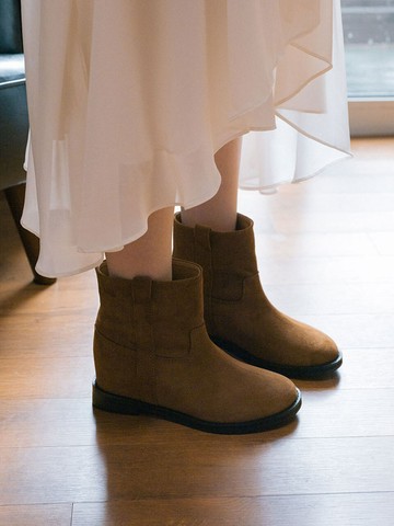 m107 Half Boots_Brown Suede