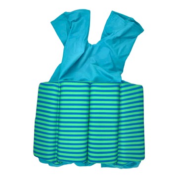 Splash About UV FloatSuit 兒童防曬浮力泳衣  4~6歲  水藍色 + 珊瑚綠條紋
