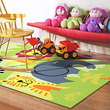 范登伯格 - 斑比  進口遊戲地毯 -  動物園 (117 x 170cm)